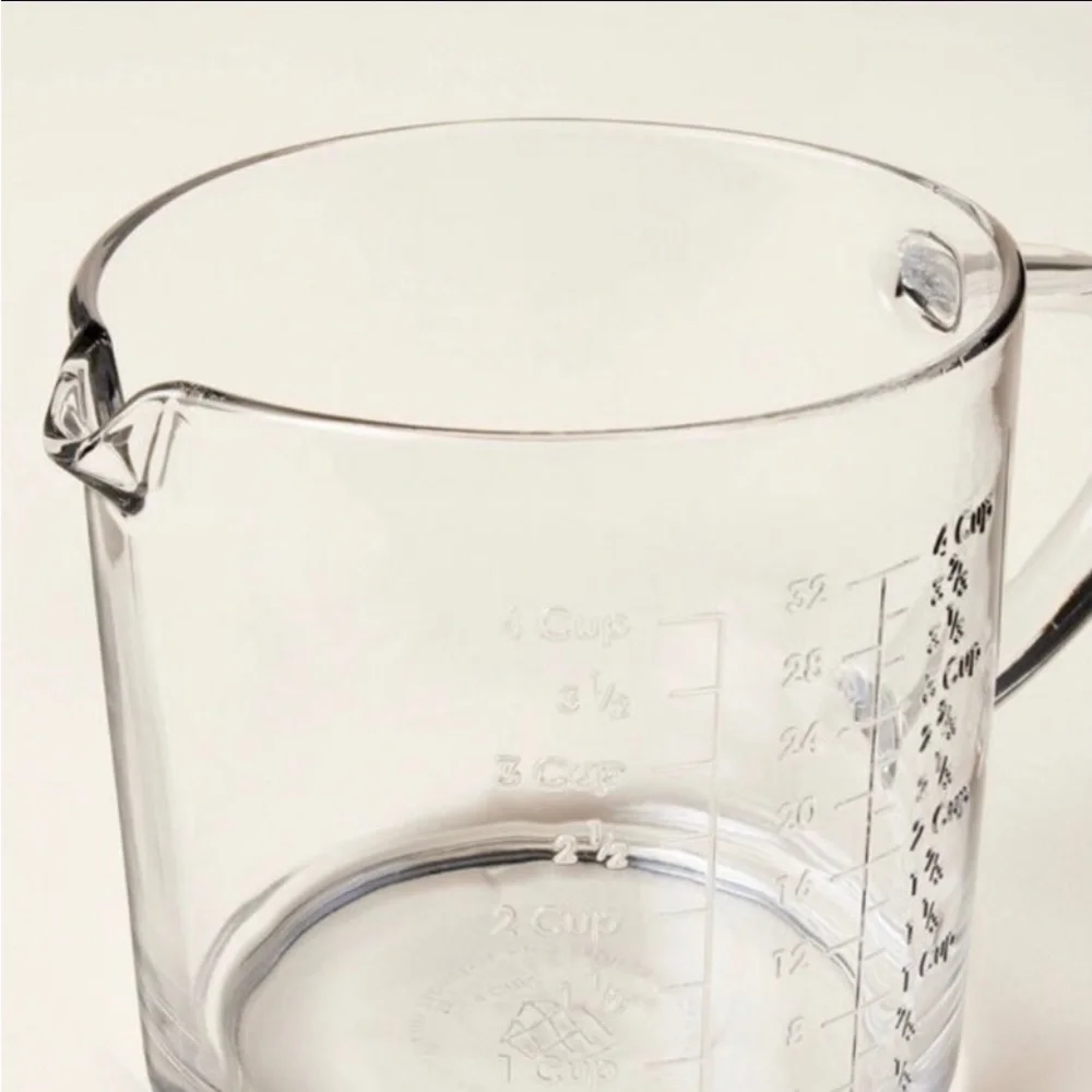 32oz Embossed Glass Measuring ( 4Cup) Cup-Hearth & Hand Magnolia